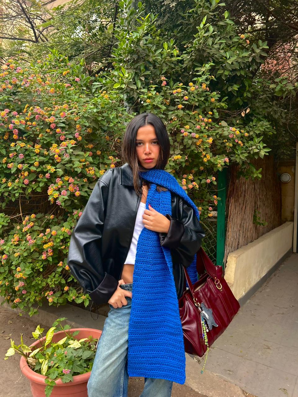 Blue Scarf
